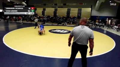 149 lbs 3rd Place Match - Evan Lindner, Washington & Lee vs Emmanuel Scordos, Baldwin Wallace