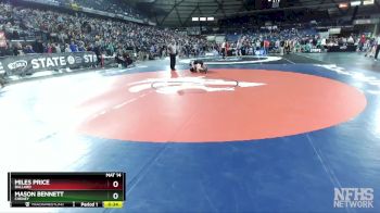 3A 144 lbs Cons. Round 4 - Mason Bennett, Cheney vs Miles Price, Ballard