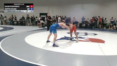 57 kg Cons. Sub-rd Of 32 - Jacob Fitzpatrick, Maverick WC vs Griffin Magee, Bison Wrestling Club
