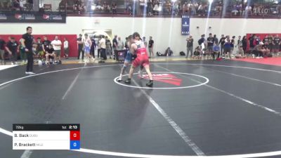 72 kg Rr Rnd 1 - Brett Back, Dubuque RTC vs Patrick Brackett, Mile High Wrestling Club