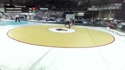 Girls 2A 100 lbs Quarterfinal - Jocelyn Navarro, Centralia (Girls) vs Purnima Gurung, Lindbergh (Girls)