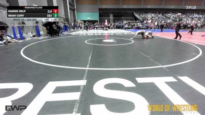 160 lbs Round Of 32 - Kaiden Delp, Zillah vs Noah Cory, Culver Mat Club
