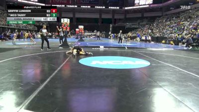 157 lbs Cons. Round 2 - Griffin Lundeen, Northern St. vs Nico Taddy, West Liberty