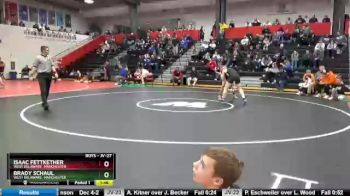 Round 3 - Brady Schaul, West Delaware, Manchester vs Isaac Fettkether, West Delaware, Manchester