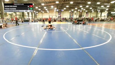152 lbs Consi Of 8 #2 - Jaxon Delgado, GA vs Tyson Rakers, IL