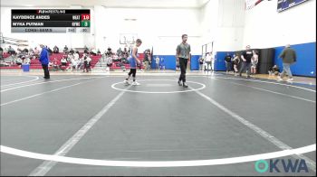 110 lbs Consolation - Casen Wood, Blue Devil Wrestling vs Noah Sanders, Choctaw Ironman