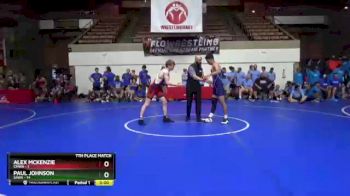 145 lbs Placement Matches (16 Team) - Alex Mckenzie, CMWA vs Paul Johnson, SAWA