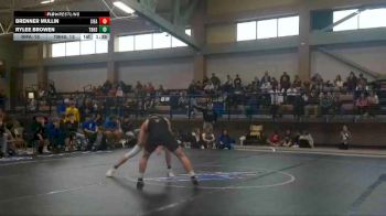 144 lbs Rylee Browen, Thunder Basin High School vs Brenner Mullin, Sidney / Fairview