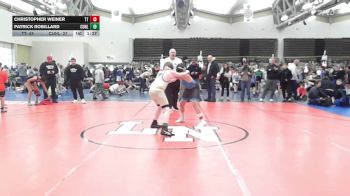 131 lbs Rr Rnd 3 - Christopher Weiner, Team Tugman - ESC vs Patrick Robillard, Cunliffes Corner Black - ESC