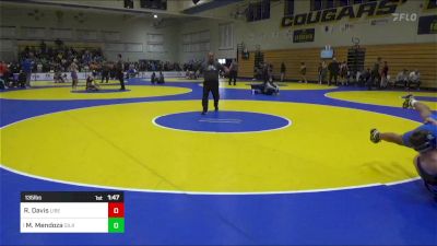 135 lbs Round Of 64 - Ross Davis, Liberty (MO) vs Moses Mendoza, Gilroy