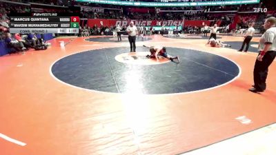 3A 144 lbs Cons. Round 3 - Maksim Mukhamedaliyev, Arlington Heights (Hersey) vs Marcus Quintana, Aurora (West Aurora)