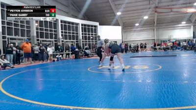 170 lbs Champ. Round 3 - Peyton Johnson, Olentangy Orange vs Paige Gamby, Tinora High School