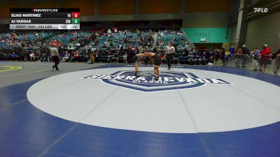 120 lbs Consi Of 16 #1 - Elias Martinez, Volcano Vista vs Aj Vargas, Crook County
