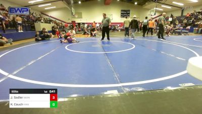 60 lbs Consolation - Jack Sadler, Barnsdall Youth Wrestling vs Klasen Couch, Vian Wrestling Club