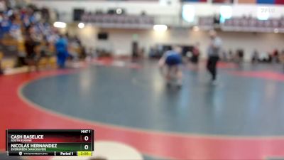 285 lbs Cons. Round 2 - Cash Baselice, South Eugene vs Nicolas Hernandez, Evergreen (Vancouver)