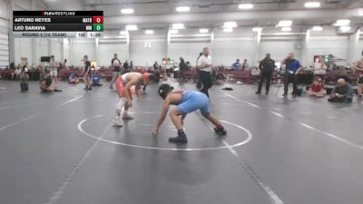 132 lbs Round 5 (10 Team) - Arturo Reyes, Mat Assassins Black vs Leo Saravia, Maryland Mallets