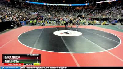 1st Place Match - Tyler Harrill, Omaha Skutt Catholic vs Blaine Christo, Ashland-Greenwood