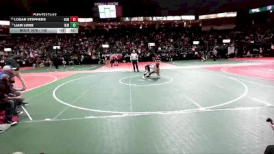 140 lbs Cons. Round 3 - Logan Stephens, HCW3 vs Liam Long, BLW3