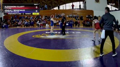 138 lbs 3rd Place Match - Kendall Branchaud, Western New England vs Alessandra Elliott, D`Youville