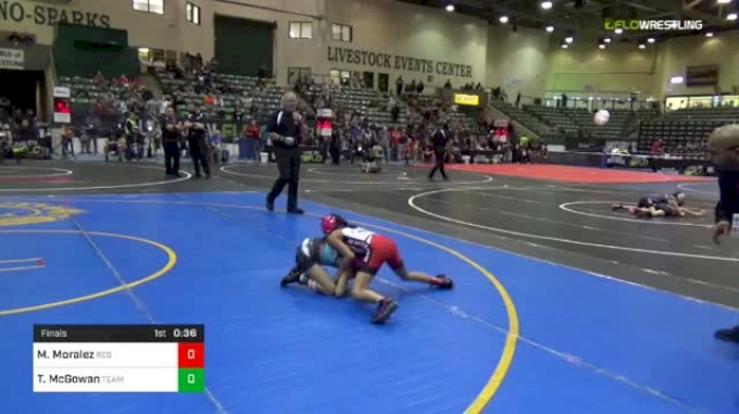 57 lbs Final - Meagan Moralez, Red Wave Wrestling vs Taina McGowan ...