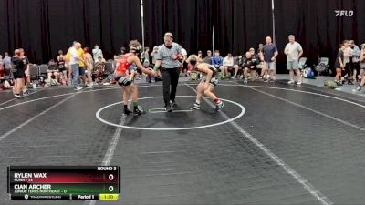 88 lbs Round 3 (8 Team) - Rylen Wax, POWA vs Cian Archer, Junior Terps Northeast