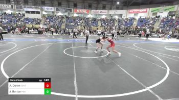 94 lbs Semifinal - Avery Duran, Centauri Middle School vs Jackie Barton, Heaton Middle School