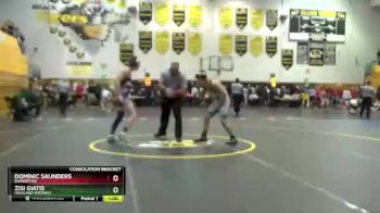 144 lbs Consolation Bracket - Zisi Giatis, Highland (Medina) vs Dominic Saunders, Barberton