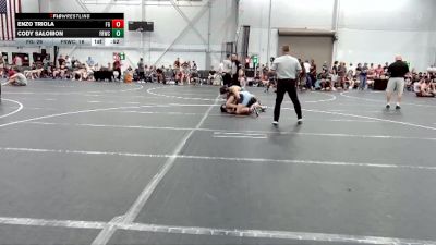 157 lbs Round 2 (4 Team) - Cody Salomon, Front Royal WC vs Enzo Triola, Frost Gang