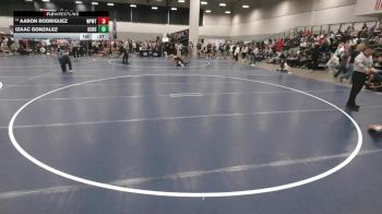 106 lbs Cons. Rd Of 64 - Aaron Rodriguez, Wolf Pack Wrestling TX vs Izaac Gonzalez, Garden City High School Wrestling