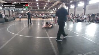 144 lbs Finals (2 Team) - Charlie Griffin, Steller 1 vs Aiden Ebersole, The Zone W/C