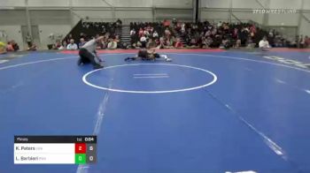 43 lbs Final - Kamden Peters, LWA 9U vs Lorenzo Barbieri, Roundtree Wrestling Academy 9U