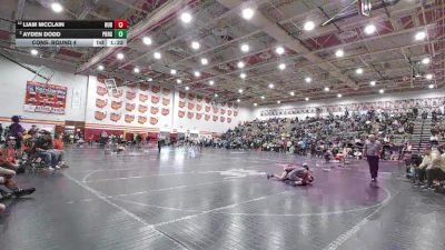 120 lbs Cons. Round 4 - Liam McClain, Hudson vs Ayden Dodd, Perrysburg