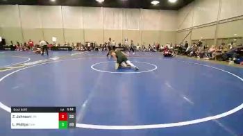 150 lbs Rr Rnd 3 - Zylan Johnson, LWA 14U vs Landon Phillips, Roundtree Wrestling Academy 14U