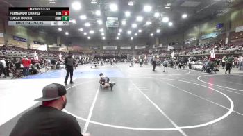 74 lbs Consi Of 4 - Fernando Chavez, Duran Elite vs Lukas Duvall, Pomona Elite