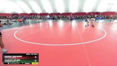 117-118 A Round 3 - Xander DeBurger, Grayslake Central vs Maximus Aglikin, Glenbrook South