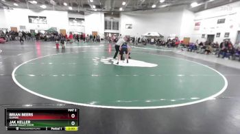 133 lbs Cons. Round 2 - Brian Beers, Illinois vs Jak Keller, Grand Valley State