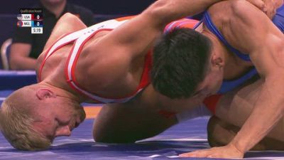 86 kg Qualif. - Kyle Dake, United States vs Batbilguun Naadambat, Mongolia