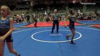 91 lbs Consi Of 4 - Jersey Yanes, Tulsa Blue T Panthers vs Kambrey Phillips, Bristow Wrestling Club