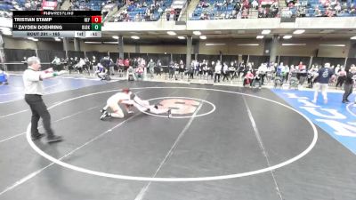 165 lbs Champ. Round 2 - Zayden Doehring, Unattached vs Tristian Stamp, Heyworth