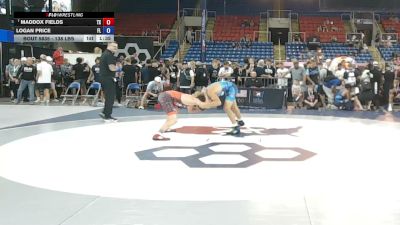 138 lbs Champ. Rd Of 32 - Maddox Fields, Texas vs Logan Price, Florida
