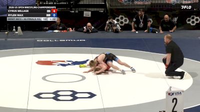 45 Finals kg Champ. Round 3 - Cyrus Millage, Sebolt Wrestling Academy vs Rylen Wax, Beast Mode Wrestling