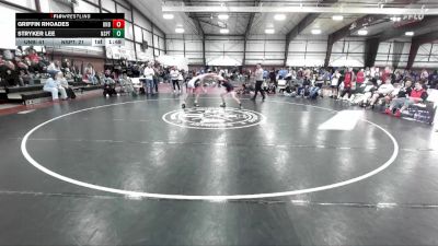 144 lbs Round 5 (8 Team) - Stryker Lee, North Sanpete vs Griffin Rhoades, Uintah B