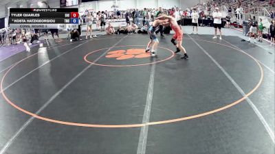 106 lbs Cons. Round 5 - Tyler Quarles, Elite Athletic Club vs Kosta Hatzigeorgiou, Team Missouri Select