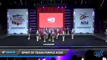 - Spirit of Texas Purple Aces [2019 Junior - Medium 3 Day 1] 2019 NCA North Texas Classic