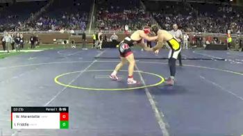 D2-215 lbs Cons. Round 3 - Wyatt Marentette, Huron HS - New Boston vs Isaac Friddle, Hastings HS