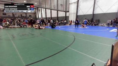 U14 FK - 155 lbs Champ. Round 2 - Liam Brantner, Omak Wrecking Crew Wrestling vs Noah Hoffman, Tumwater Wrestling Club