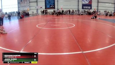 100 lbs Rd# 7- 10:45am Saturday Final Pool - Jason Hughs, Nauman Red vs Giovanni Barone, Maryland GOLD