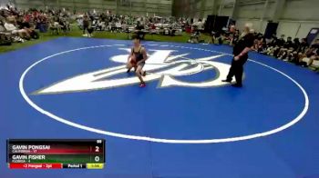 88 lbs Placement Matches (16 Team) - Gavin Pongsai, California vs Gavin Fisher, Florida