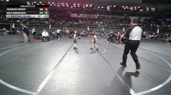 53 lbs Round Of 32 - Charles Obhof, Ridgewood vs Max Drabkoski, Upper Township