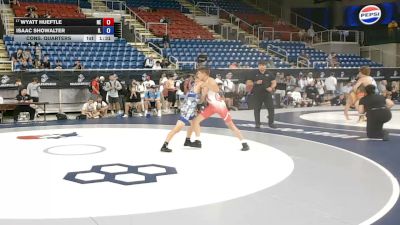 113 lbs Cons. Quarters - Wyatt Hueftle, Nebraska vs Isaac Showalter, Illinois